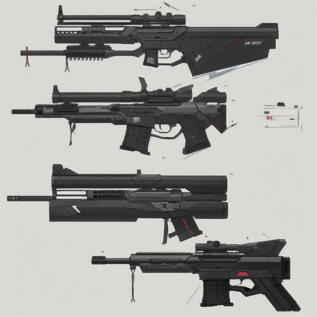 Multiple Shotguns, Anime style shotgun,Three types of guns lined up in a row, weaponsコンセプトデザイン, Pulse Rifle, Weapon concept art, realistic weapons, weapons concept art, Realistic guns, Weapon Design, Realistic gunsのデザイン, gun art reference, Lots of weapons, Realistic Weapons, weapons arrays, Starship Troopers Rifle, weapons, Pickle Range, FPS Game Concept Art, Futuristic assault rifle