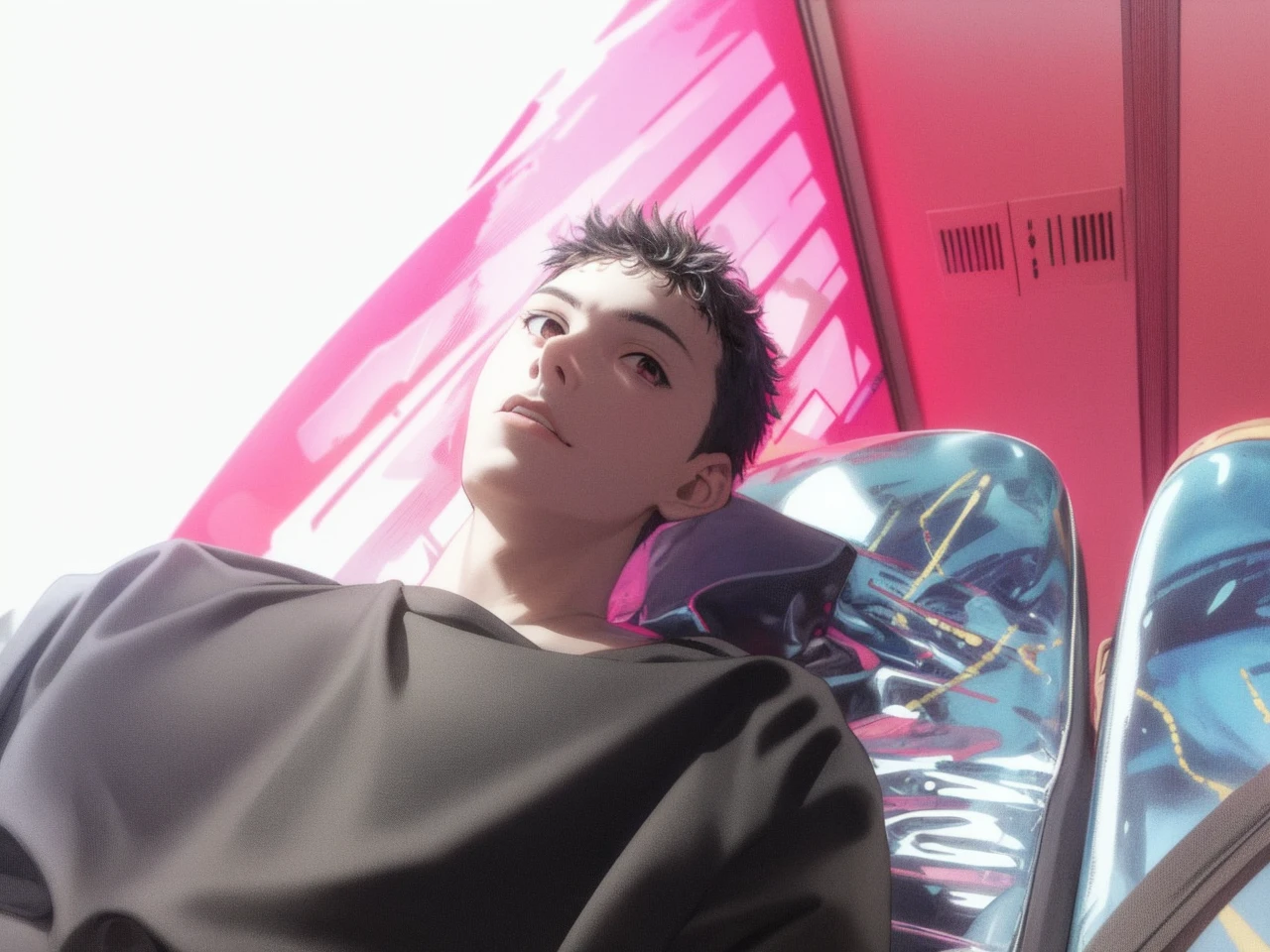 masterpiece, best quality, high quality, 1boy, solo, male focus, looking at viewer, upper body, itsuka_shidou,
