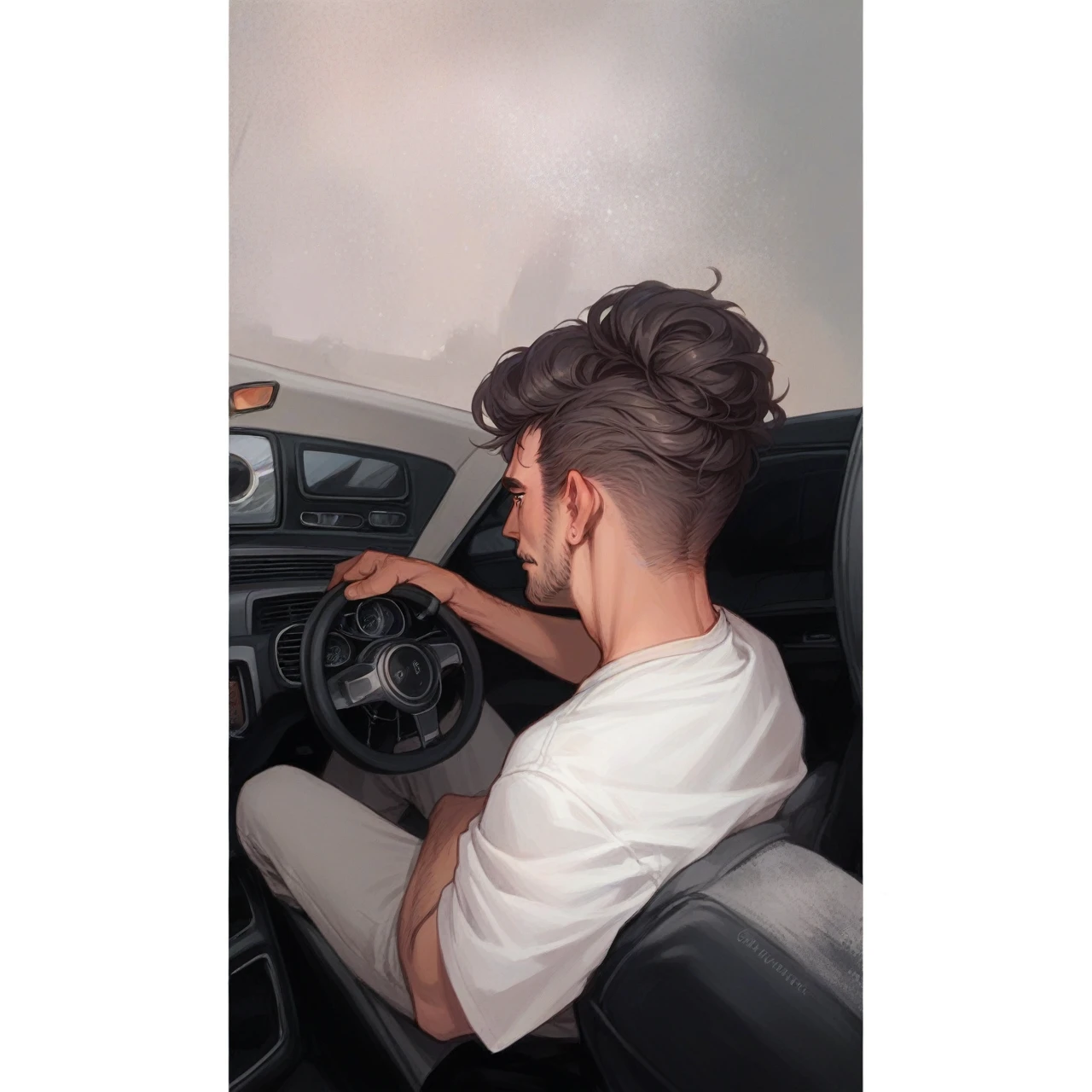 Change the car staring