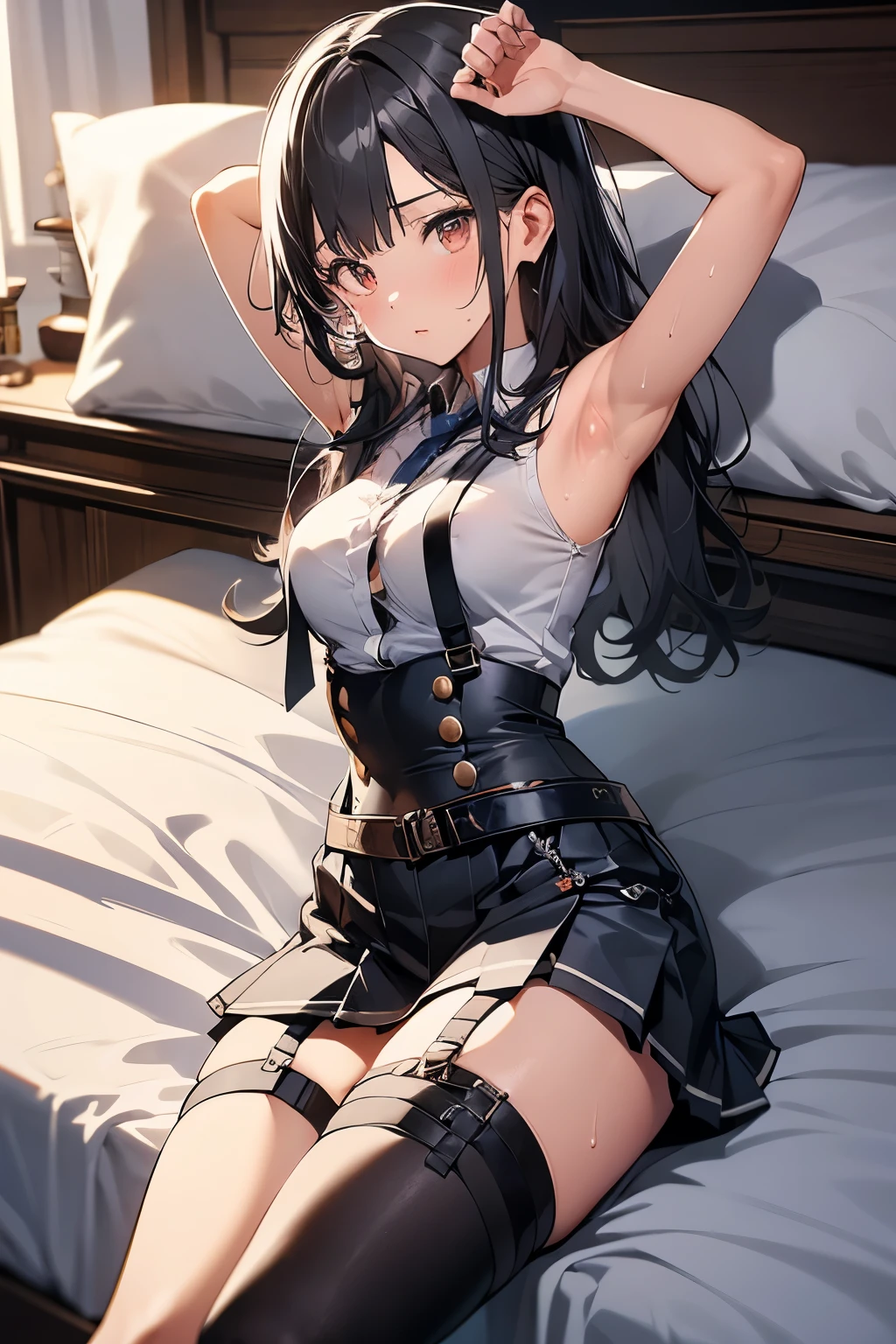 restrained, shackles, POV clothed , virginal pen