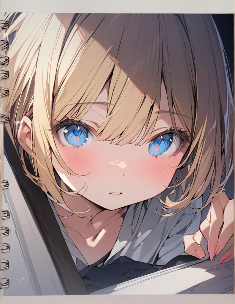 masterpiece blonde girl(Short Bob Hair:1.4),(blue eyes)
Are you okay?