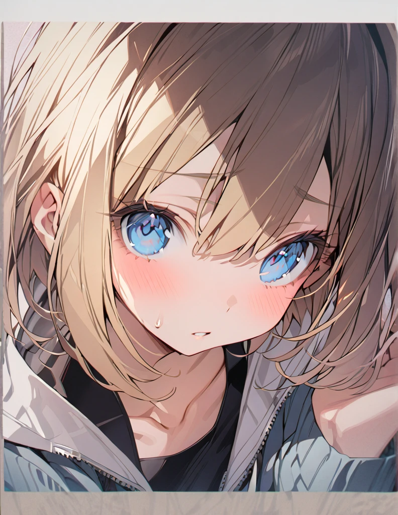masterpiece blonde girl(Short Bob Hair:1.4),(blue eyes)
Are you okay?