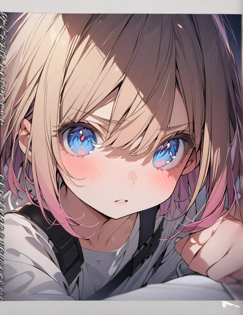 masterpiece blonde girl(Short Bob Hair:1.4),(blue eyes)
Are you okay?