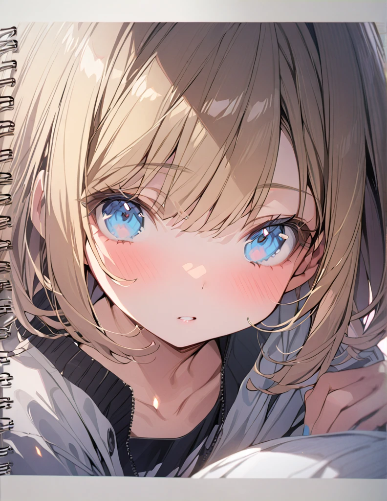 masterpiece blonde girl(Short Bob Hair:1.4),(blue eyes)
Are you okay?