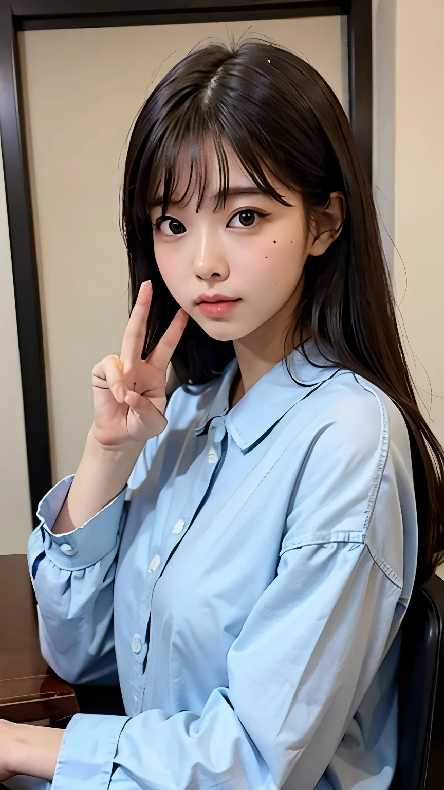 Hand Signs、Bloods、Looks like letters of the alphabet、Letter B、Highest quality、4K、Right hand、Right handだけの画像、Facing the front when viewed from the other person、指を曲げて形作るHand Signs、