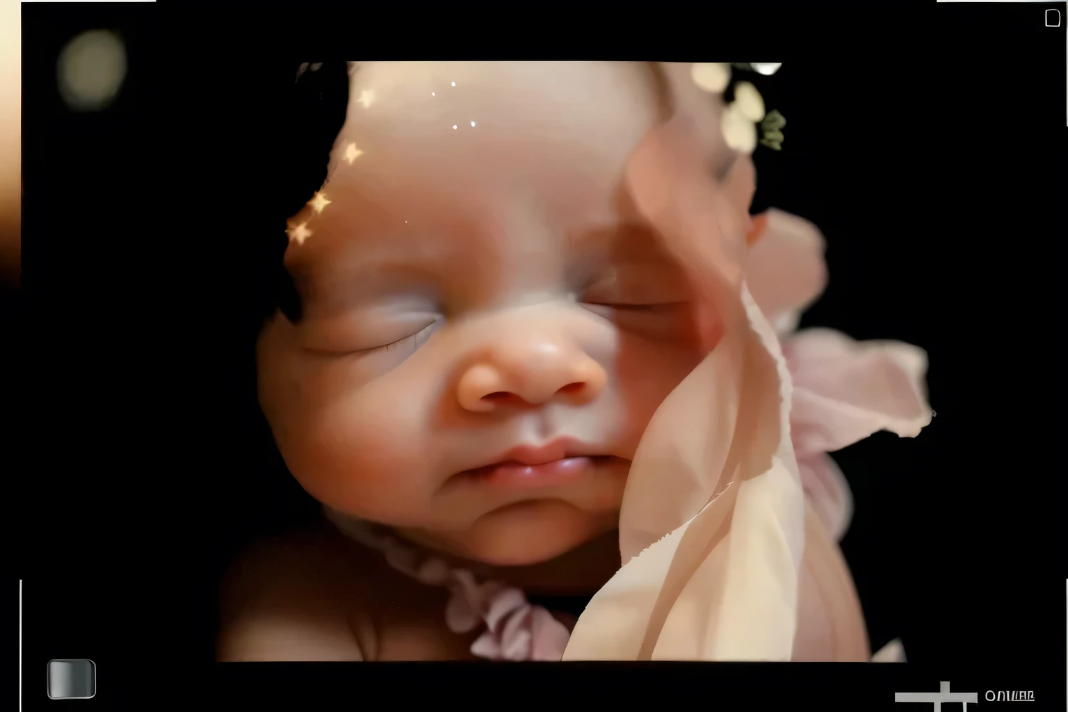 fix eyelids, sleeping baby