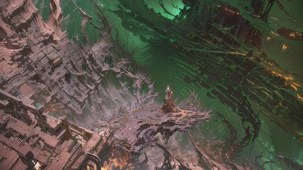 masterpiece, best quality, (extremely detailed CG unity 8k wallpaper), (best quality), (best illustration), (best shadow), absurdres, realistic lighting, (Abyss), beautiful detailed glow, art by PeterMohrBacher,