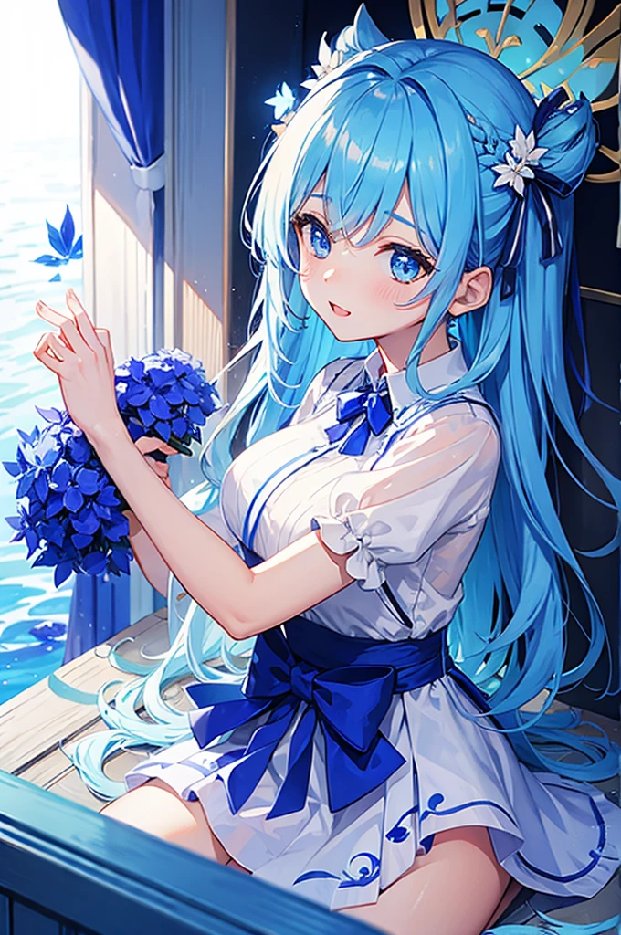 bow、Blue Leaf