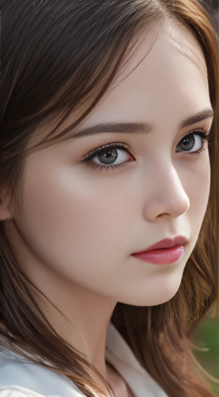 (Surreal), (High resolution), (8K), (Very detailed), (Beautiful and fine details), (Highest quality), (Ultra-detailed), (masterpiece), (Detailed face), Soft Focus、Emma Watson's face、huge 、Japanese、Background of Taiwan Jiufen、Red Building、Taiwanese traditional costume、Laughter、