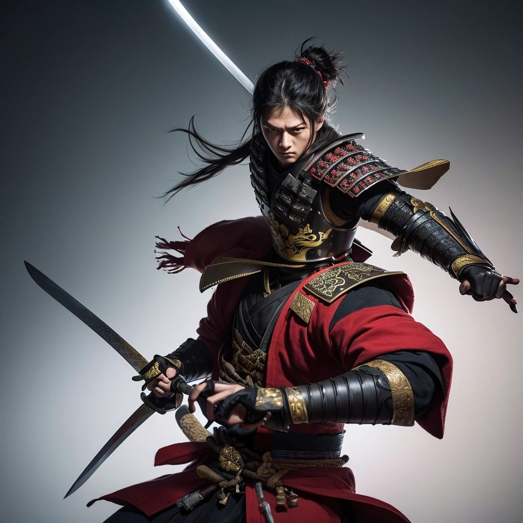 Fantastic illustrations, swords, cool, samurai, amazing effects