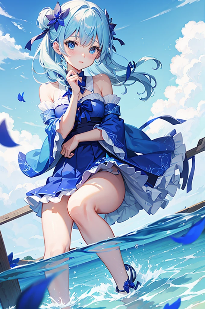 bow、Blue Leaf