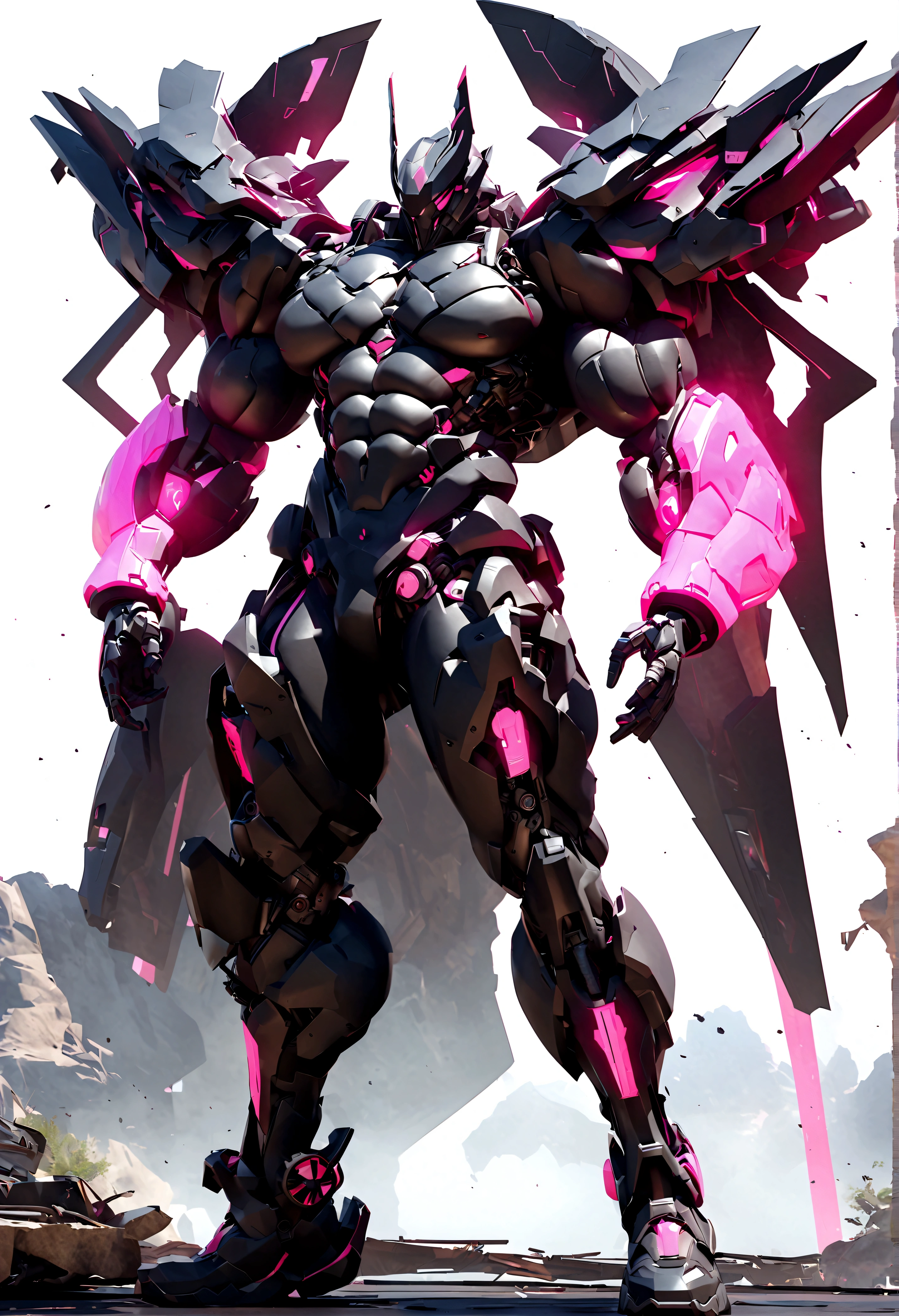Close-up of a character, ((conceptual art del personaje)), ((Character Design sheet, Same character, forehead, from the side, derriere)) Character image, video game character design, video game character design , ((Masterpiece)), (((The best quality))), illustration, environment scene change, pose too, (single bottom, White background: 1.3) lap, multiple_views, conceptual art, chop, multiple views, ( multiple views of the same character in the same outfit: 1.3.) Biomechanical creature in humanoid form, with opalescent skin and scales, Masterpiece, absolutely perfect, Stunning image, visually rich, Intrinsically detailed, conceptual art, por MSchiffer, Bright Holographic, Kinematic , UHD Wallpaper, ..3D, octane rendering, volumetric lights. Huge muscles, muscled body, bodysuit, bodybuilder body, Strong ABS, Full Body Create an image of a black warrior after an apocalypse in the future, Huge muscles, huge pecs, chiseled ABS, huge pecs, Exaggeratedly large muscles. Full body shot, Traje cyborg, muscled body, GigaChad, fixed eyes, wait, arms outstretched, wait, Standing Art Neon Light, In the darkness of the night, colored, detailed, 4k