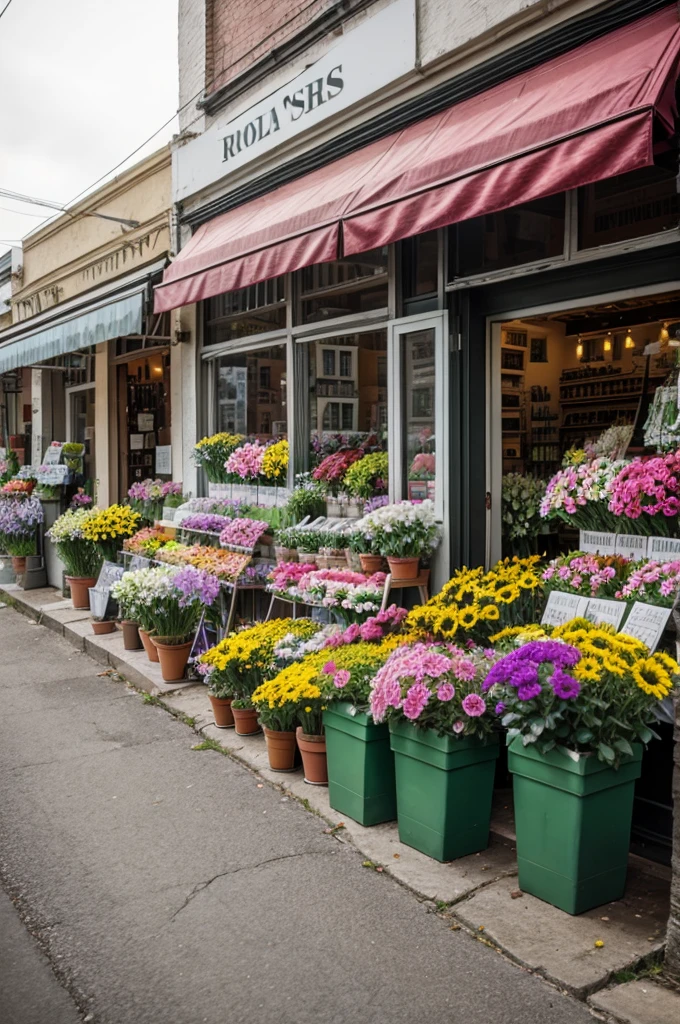 A flower shop with criminal effect