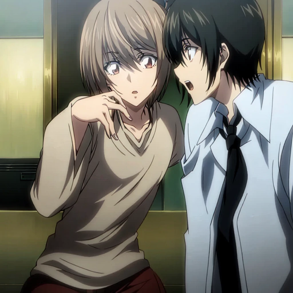 Light yagami kissing L lawliet