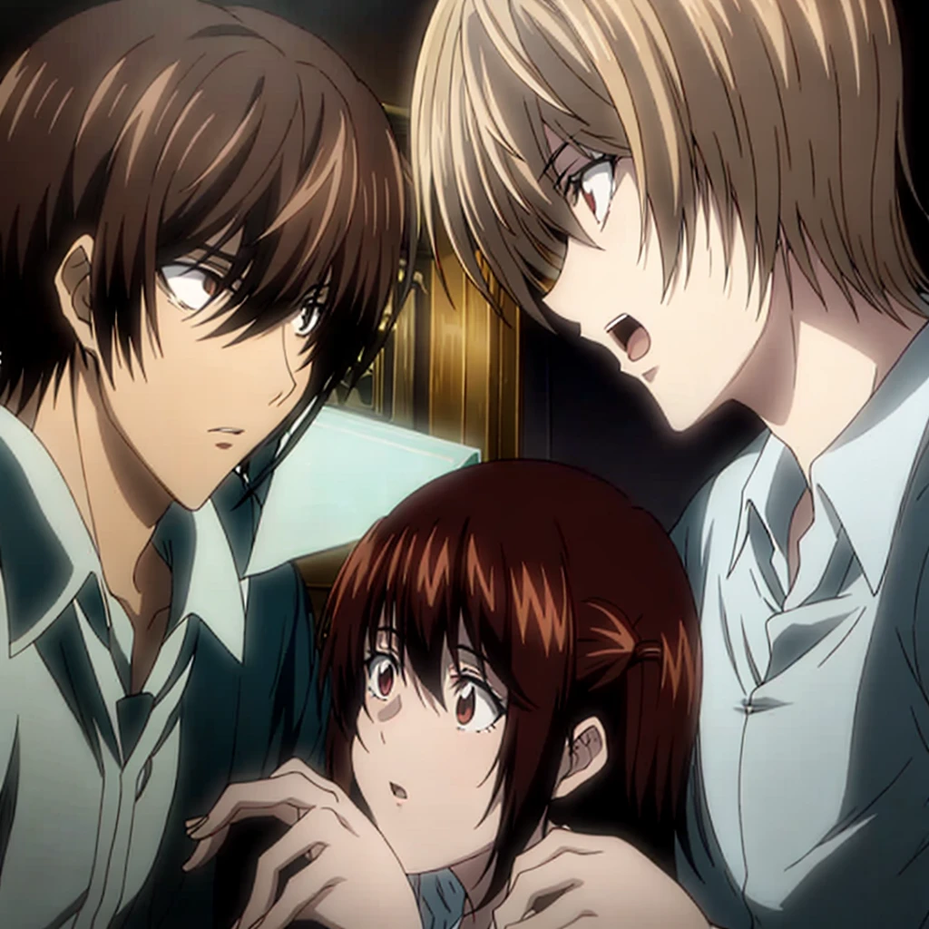 Light yagami kissing L lawliet