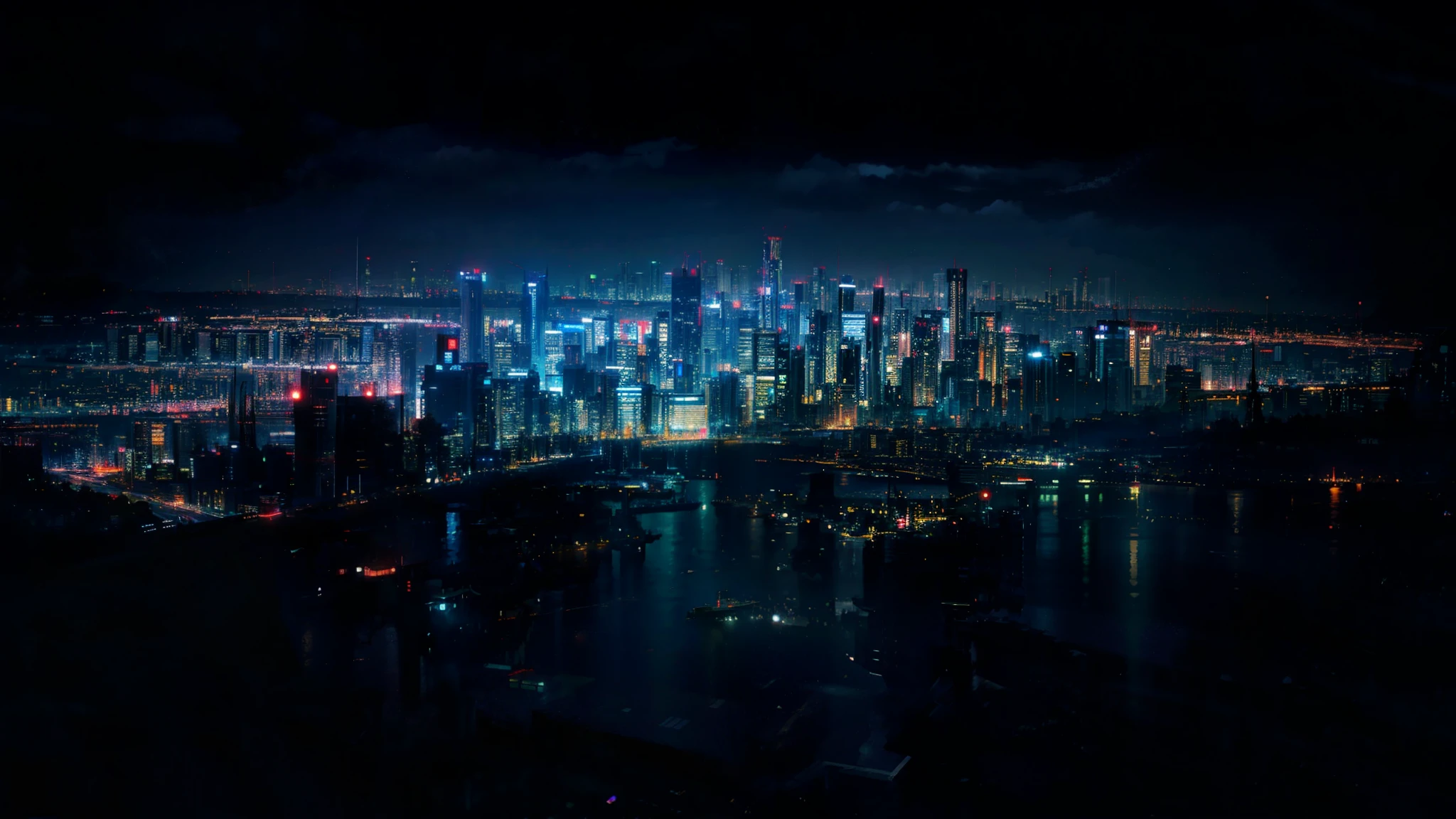 beautiful anime city skyline, colorful with skyscrapers and stars in the sky, Night Cityscape, Anime style cityscape, Night - Time City Background, City night background, background artwork, Night City in the background, Night City background, HD anime cityscape, Night City on the background, quiet night. Digital illustration, background art, Gloomy background of the cityscape, City in Backround, Night City