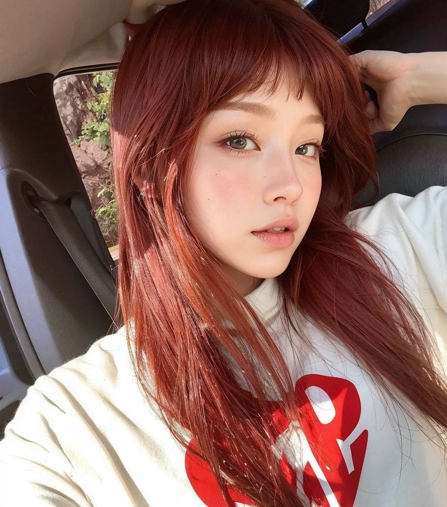 redhead girl with