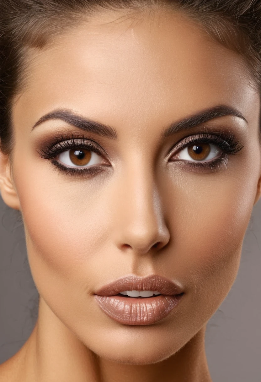 femme avec un débardeur marron et une chemise marron, visage parfait ), visage parfait!!!, magnifique visage attrayant, magnifique visage latina, beautiful visage parfait, Beaux traits du visage, visage parfait and eyes, visage parfait, visage parfait!!, visage extrêmement beau, regardant la caméra, Magnifique visage, Caractéristiques faciales parfaites, close-up visage parfait