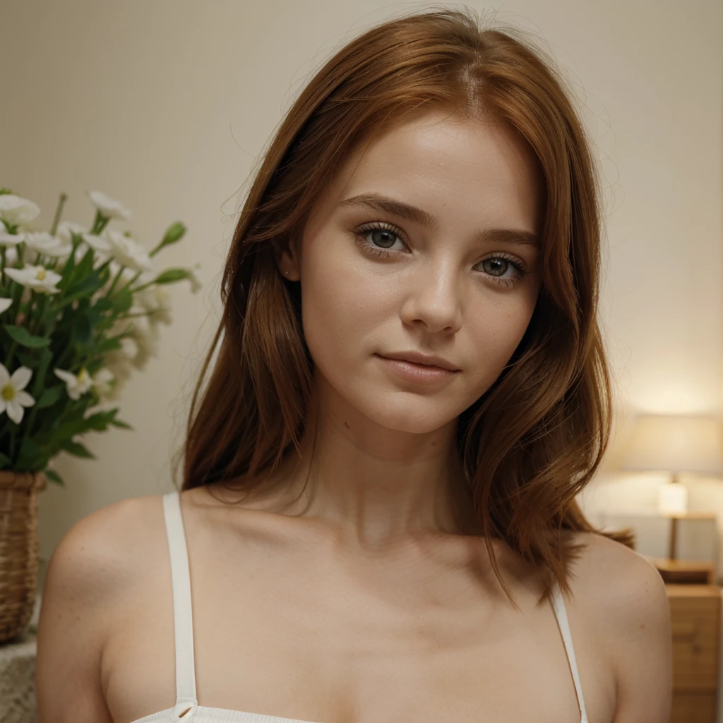 masterpiece, best quality, highres, (photorealistic:1.4), (depth of field:1.8), beautiful 22yo woman, thigh gap, mirror, sofa
1 girl, ginger hair, long hair,  pale skin, german, smiling, feminine physique,(solo:1.1), nice sexy training dress, hard nipple,  (looking at viewer:1.2), (smile:1.2), (full body:1.), (in the living room:1.5), large breast,
(8k, cinematic composition, photorealistic, sharp focus), elaborate background, cinematic, rule of thirds, clean sky