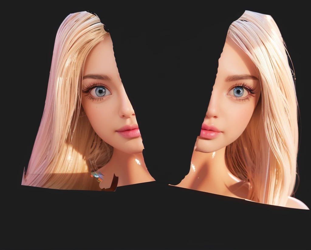 3d style, simplified design, 3d render, glossy texture, smooth 3d model, multiple light sources, rim light, sharp post effects render, (glossy plastic texture with multiple big light probe refractions), perfect cgi, smooth silhouette, high intensity refraction, (super glossy material), most beautiful vfx , blue background, plastic refractions, realistic, 4k, high resolution, rim light, photo shoot, commercial photo, profile shot, 4k, rim light, high resolution, 4k, glossy texture, smooth 3d model, multiple light sources, rim light, sharp post effects render, (glossy metallic texture with multiple big light probe refractions), perfect cgi, cgi art created only with gradients, smooth silhouette, high intensity refraction, (super glossy chrome material), most beautiful vfx, blue background, chrome metal refractions, multiple light sources, rim light, sharp post effects render, perfect cgi, digital art, detailed digital art, reflective, best quality, 4k, masterpiece:1.2, ultra-detailed, realistic, vivid colors, dark and moody lighting, The image of the highest quality, ensuring every detail is showcased perfectly. It in 4k resolution, allowing viewers to immerse themselves in the richness of the colors and intricate details. The realistic rendering. under the spotlight, reflecting, high-resolution image, realistic rendering, dark background, and rim light photorealistic The image features three characters standing in front of three houses. The characters are a red-haired mermaid, a purple cat, and an orange dog. They are each holding a yellow maraca