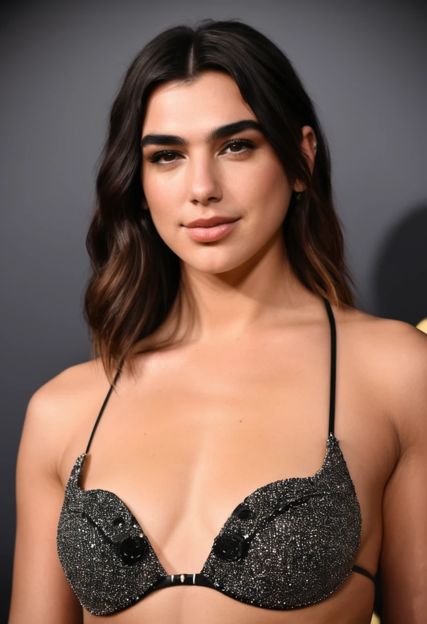  high quality  Erotic   paparazzi photo ,  (gorgeous celebrity , woman, DuaLipa, dua lipa, duxlipa, female, singer, cute, vacation  side background , wet atmospheric , random click, random move photograph  , photorealistic , celebrity , woman ) sunbathing , topless ,shiny sweaty skin , sexualized move, erotic angles,  celebrity erotic photograph  , shiny sweaty skin, hollywood actress  ( natural lights, depth of field, detailed face , insanely detailed skin texture, hyper detailed features )
