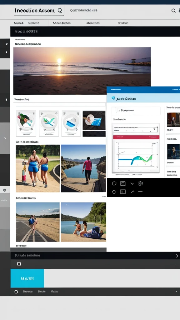 Design an interactive photo editing tool that allows users to see a visual representation of their weight loss journey. The tool should include features such as adjusting body size, adding progress photos, and tracking weight loss goals