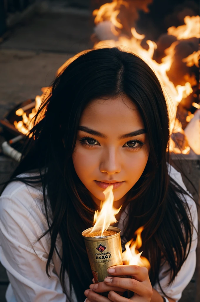 Burning can