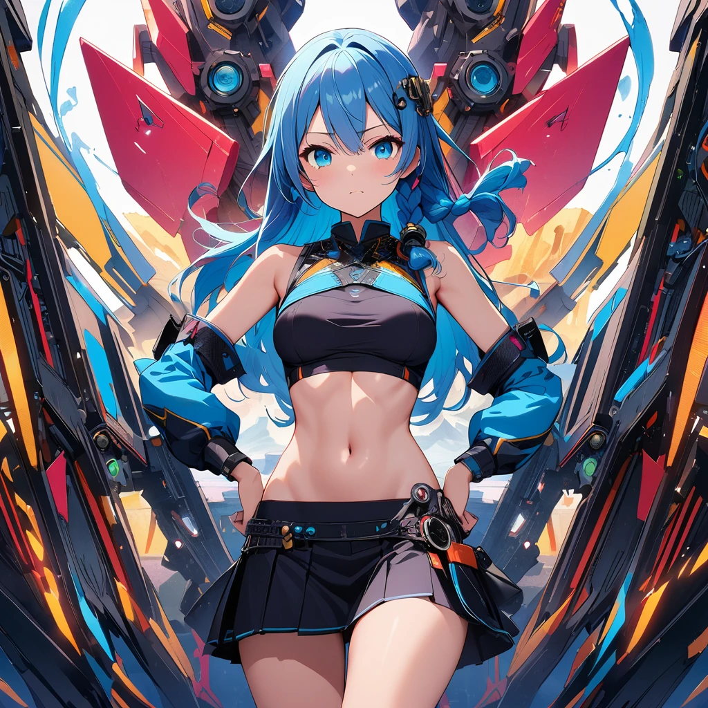 (extremely detailed fine touch:1.3), 1girl, Xenosaga, KOS-MOS FIX, R-cannon