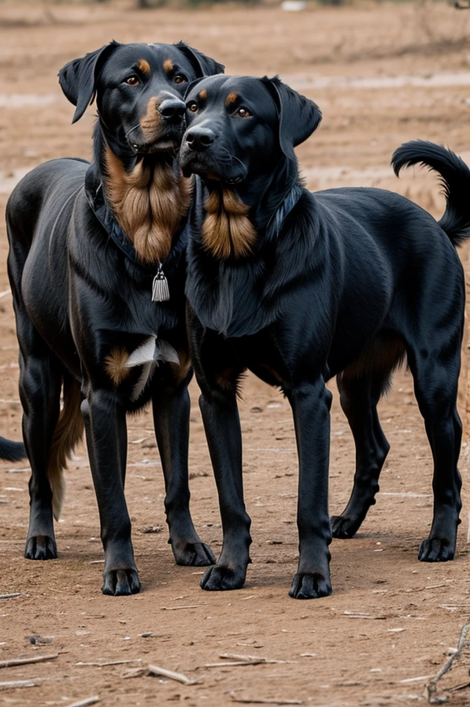 Mating dogs together
