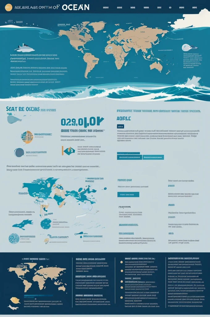 infographic about the ocean