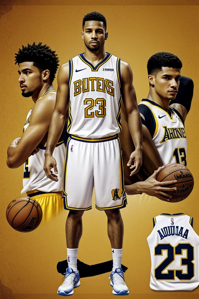 Create several basketball uniform designs for men with strong tones.. The name of the team is ÁGUILAS in Spanish.