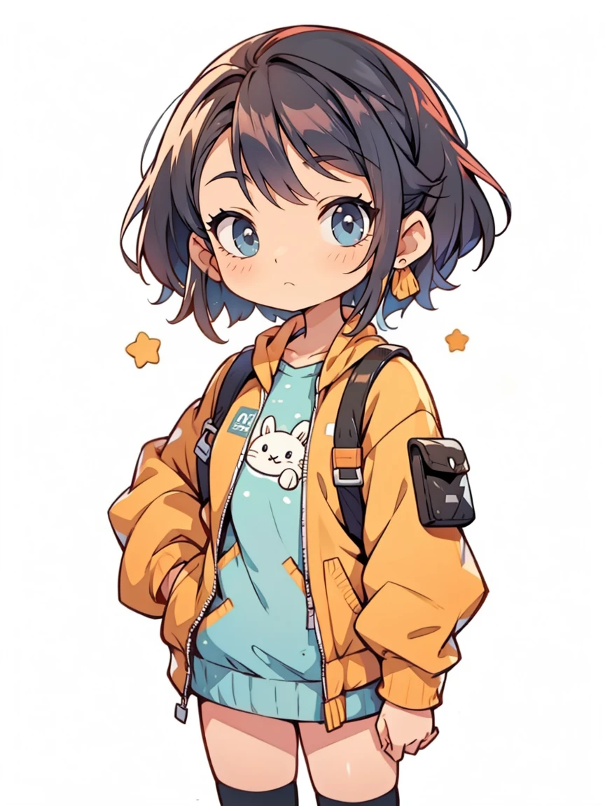 Cartoon Sweater Jacket
