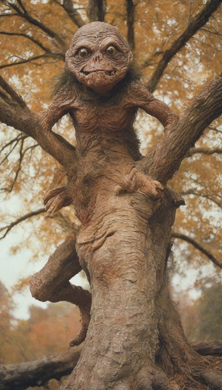 fx-monsters tree creature, analog film