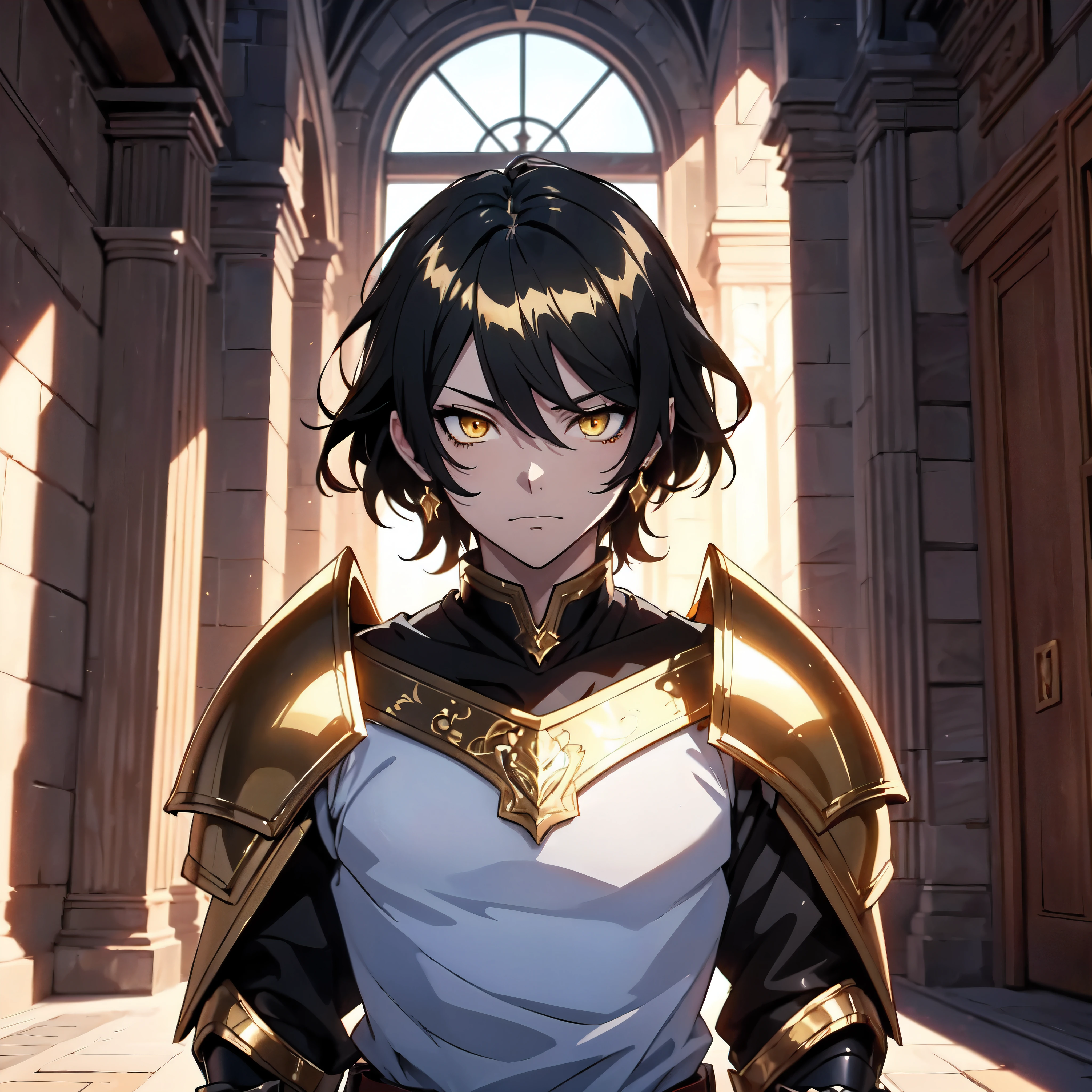 128K Ultra High Definition,
128K Ultra High Quality,
128K Ultra High Resolution,
Best Definition,
Best Quality,
Best Resolution,
Perfectly Detailed,
Perfectly Designed,
Extremely Detailed,
Extremely Designed,
Hyper Detailed,
Hyper Definition,
Hyper Quality,
Hyper Resolution,
Masterpiece,
(((Anime))),
Body Shot,
(((Boy))),
Handsome,
Muscular Body,
(((Black Mid Hair))),
(((Yellow Eyes))),
(((Gold Warlord Armor))),
(((Inside Of Medieval Royal Palace Background Scenery))),
