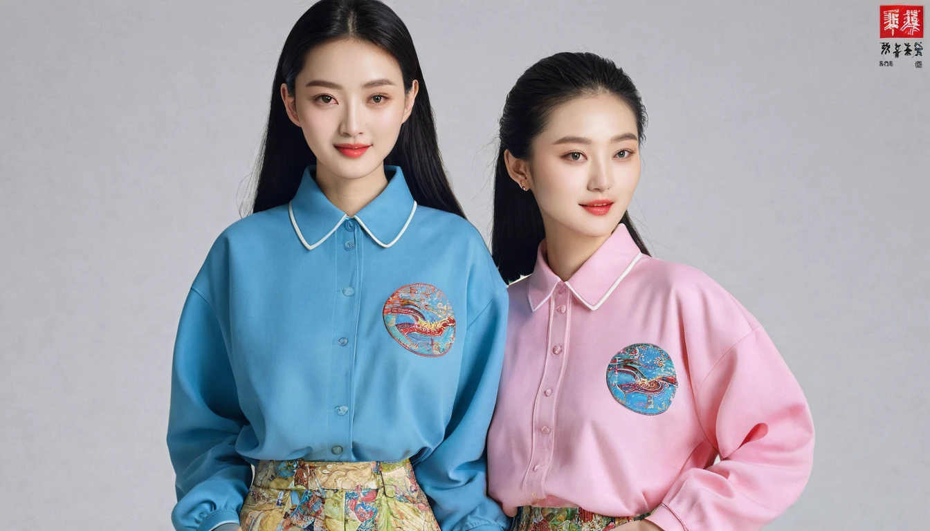 1990s,Chinese people wearing clothes from the international brand Montagut。RAW photos,Best quality,(reality,照⽚reality感:1.3),masterpiece,Extremely exquisite and beautiful,High resolution,Original,Perfect lighting,(Extremely detailed CG:1.2),Unification,2k wallpaper,Amazing,Fine and fine