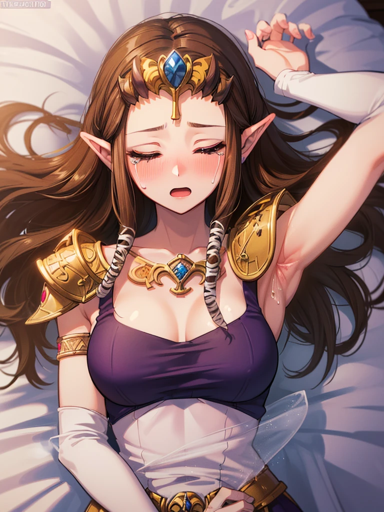 ((((Very beautiful mature woman)))),((((Exposed breasts)))),((overhead shot)),((bottomless)),((((Being pushed onto the bed)))),((((Spreading her legs)))),((Sex)),((penis in pussy)),((Crying)),,((alone))Anime art style,masterpiece,(Highest quality), (超detailed),(Very delicate and beautiful),(alone),((Close ~ eyes))),(A truly gorgeous jeweled ruffled rococo ball gown dress),(((((Mature Woman,Queen))))),((topless)),((crinoline)),,((Long Straight Hair)),,Cleavage,(Outdoor),length_gloves,Very gorgeous hair accessory,()))),((Blushing)),()))),(((Close your mouth)))),((((Beautiful Face)))),((((Close only one eye)))),()),(((Long Hair)))),((((Straight hair)))),((Cleavage)),((((Dark brown hair)))),Princess Zelda,(()), ((Highest quality)),,(非常にdetailed) ,((((White Bikini)))),,Brown Hair,((()))), (非常にdetailed),((detailed)),((())),Nintendo, The Legend of Zelda),((alone)), ((Highest quality)), (非常にdetailed), ,