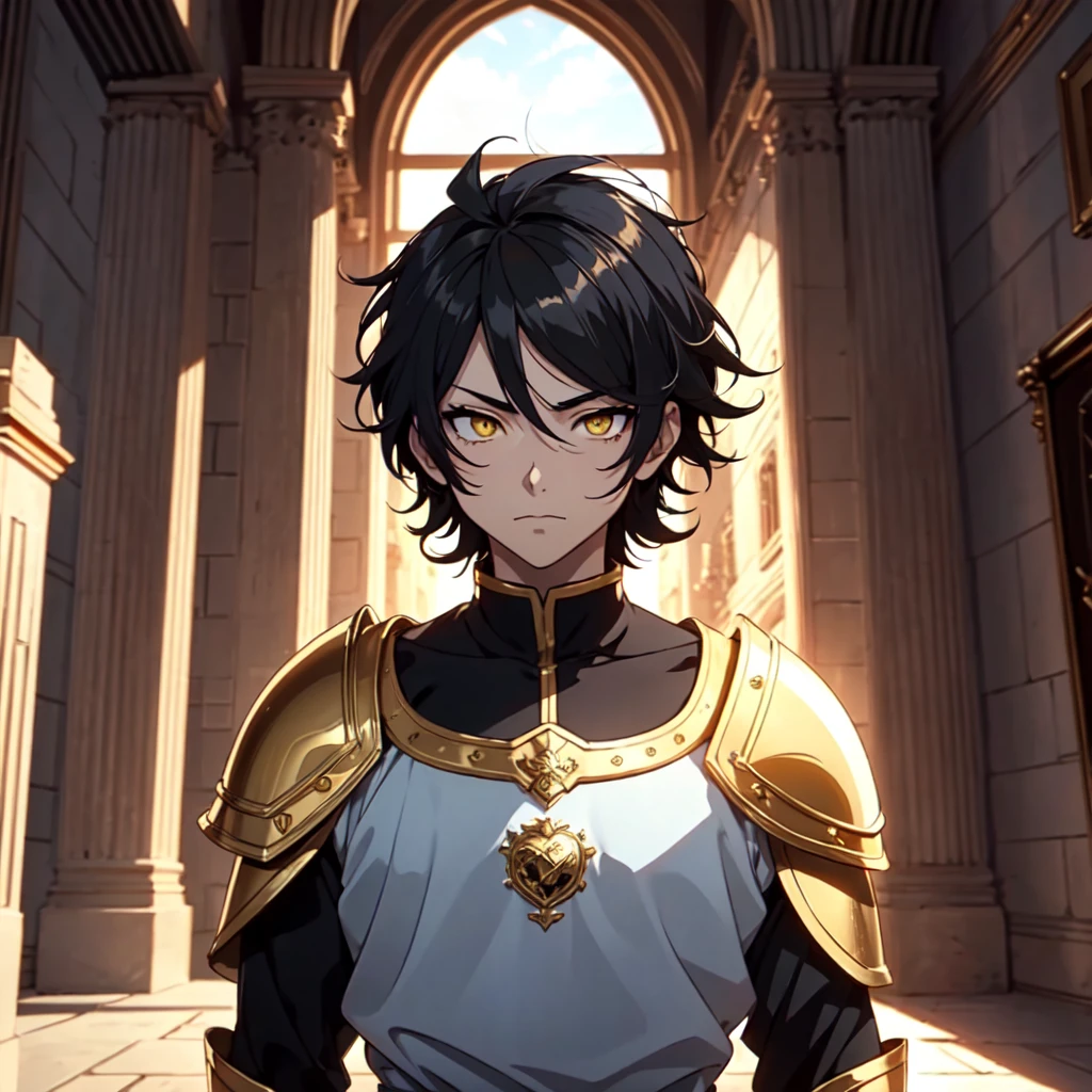 128K Ultra High Definition,
128K Ultra High Quality,
128K Ultra High Resolution,
Best Definition,
Best Quality,
Best Resolution,
Perfectly Detailed,
Perfectly Designed,
Extremely Detailed,
Extremely Designed,
Hyper Detailed,
Hyper Definition,
Hyper Quality,
Hyper Resolution,
Masterpiece,
(((Anime))),
Body Shot,
(((Boy))),
Handsome,
Muscular Body,
(((Black Mid Hair))),
(((Yellow Eyes))),
(((Gold Warlord Armor))),
(((Inside Of Medieval Royal Palace Background Scenery))),