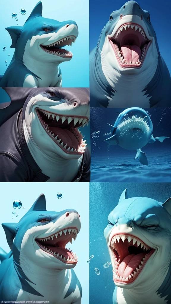 imagine a biotechnological Shark Meme,
Top Text: “Me trying to act normal in front of my crush.” Bottom Text: “But I’m really just a big ol’ fish out of water.”
Background: a vibrant blue background to represent the water. You can experiment with other colors or even add some underwater bubbles for extra effect.
Emojis: Consider adding a blush on the shark cheeks
Font: choose a bold, easy-to-read font. Feel free to explore different fonts that match meme cartoon style.
