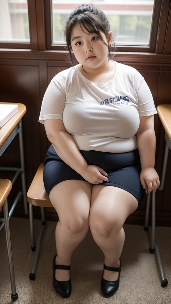 a fat chinese 10 year old obese ,chubby overweight ,young fat girl in ,cute plump schoolkid,heavy set young girl,thick  student,extremely obese young female student,very fat and heavy young girl,stout short haired girl in school,chubbychild in classroom,cute pudgy young student