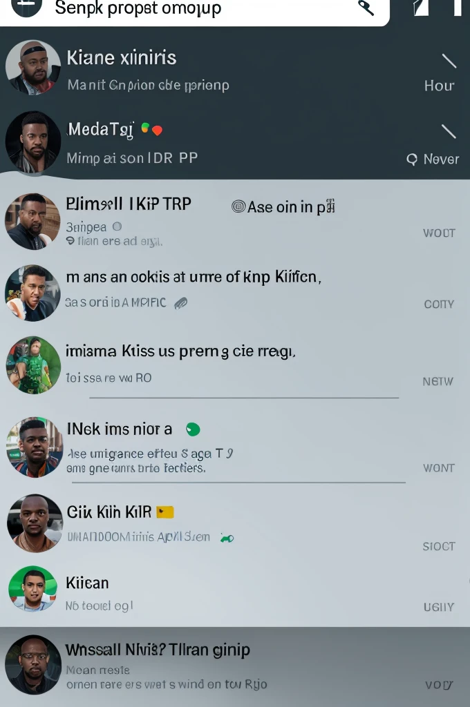 take a screenshot of a group conversation, no whatsapp, do it like gang talk.saying that they are going to kill someone because of a certain request in Rio Preto da Eva, group name is killers, whatsapp group print