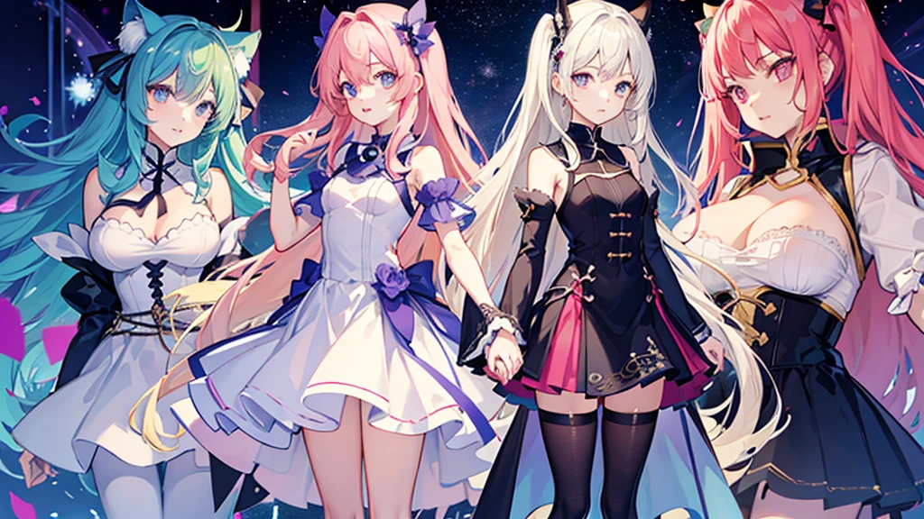 girl、Symmetric,daughter,whole body 女恋,Let's join hands and make it bloom,(Very detailed:1.1),((small :1.2))、The eyes are well drawn、Attractive eyes、Double Tail、Wearing jewelry or pearls around the neck,Transparent openwork、Deep V、Crystal Pearl、在Wearing jewelry or pearls around the neck,Gray Hair, Show off your thighs, Bare shoulders, Show Collarbone, Yao Liu, barefoot,((whole body))、Painful posture