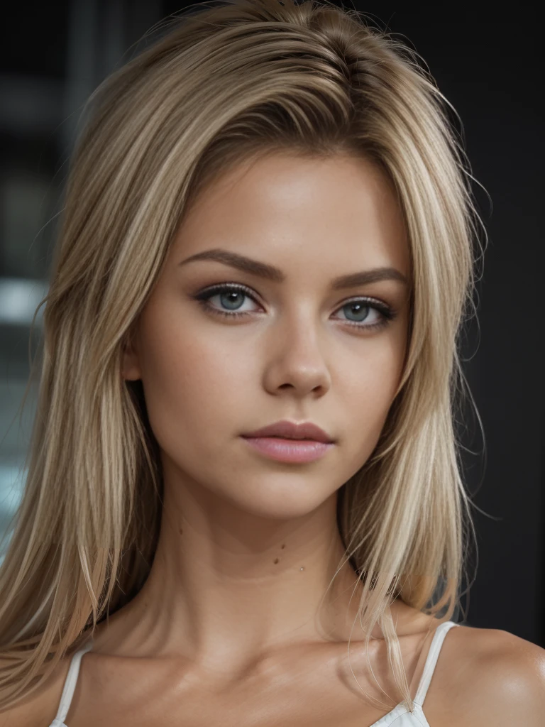 Photo d’une fille européenne, brut, Belle femme, (Cheveux blonds ondulés extra longs), ((portrait)), ((détaillé face:1.2)), ((détaillé facial features)), (finely détaillé skin), peau pâle, (high détaillé deep cleavage cyberpunk steel dress), environnement de mégapole cyberpunk, (couleurs froides), humide, humide, reflets, (chef-d'œuvre) (proportion parfaite)(photo réaliste)(meilleure qualité) (détaillé) photographié sur un Canon EOS R5, objectif 50 mm, F/2.8, hdr, (8k) (Fond d'écran) (éclairage cinématographique) (éclairage dramatique) (netteté) (complexe)gros seins nue et on voit ses fesses