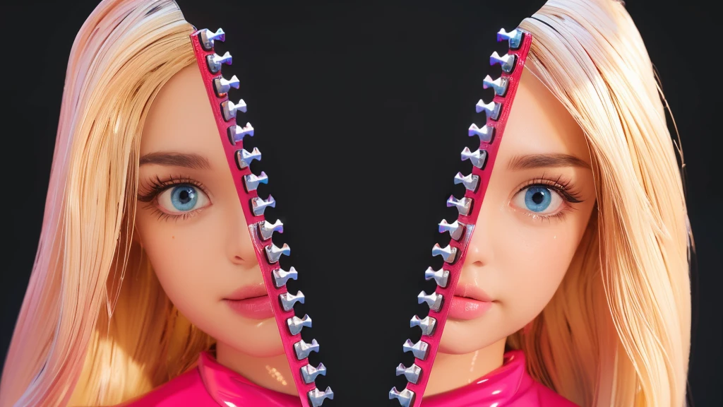 3d style, simplified design, 3d render, glossy texture, smooth 3d model, multiple light sources, rim light, sharp post effects render, (glossy plastic texture with multiple big light probe refractions), perfect cgi, smooth silhouette, high intensity refraction, (super glossy material), most beautiful vfx , blue background, plastic refractions, realistic, 4k, high resolution, rim light, photo shoot, commercial photo, profile shot, 4k, rim light, high resolution, 4k, glossy texture, smooth 3d model, multiple light sources, rim light, sharp post effects render, (glossy metallic texture with multiple big light probe refractions), perfect cgi, cgi art created only with gradients, smooth silhouette, high intensity refraction, (super glossy chrome material), most beautiful vfx, blue background, chrome metal refractions, multiple light sources, rim light, sharp post effects render, perfect cgi, digital art, detailed digital art, reflective, best quality, 4k, masterpiece:1.2, ultra-detailed, realistic, vivid colors, dark and moody lighting, The image of the highest quality, ensuring every detail is showcased perfectly. It in 4k resolution, allowing viewers to immerse themselves in the richness of the colors and intricate details. The realistic rendering. under the spotlight, reflecting, high-resolution image, realistic rendering, dark background, and rim light photorealistic The image features three characters standing in front of three houses. The characters are a red-haired mermaid, a purple cat, and an orange dog. They are each holding a yellow maraca