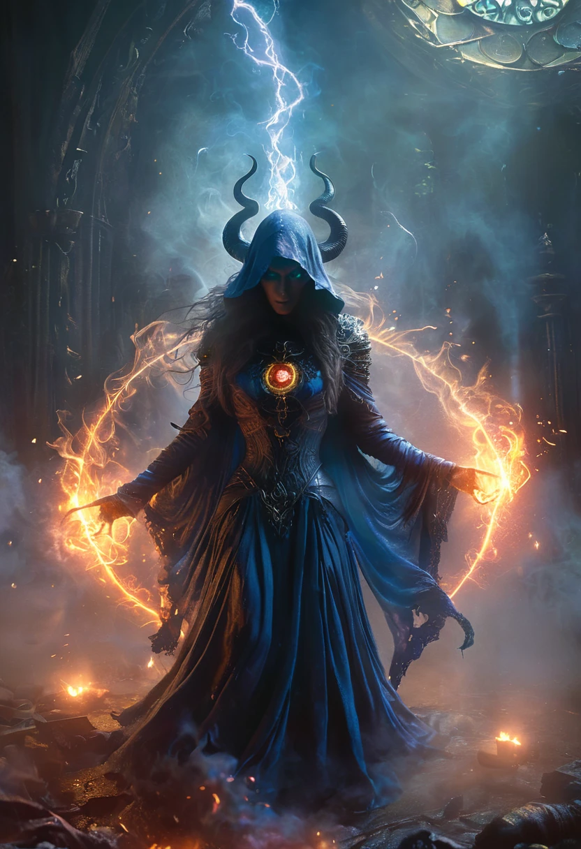 (best qualityer,4K,high resolution,work of art:1.2),(ultra detali,realisitic,photorealisitic:1.37),(blue light:1.1,magic circle:1.2,hovering,Ablaze), (gigant ass,flourishing,Demonic figure:1.1), (mysterious appearance,grim presence), (sunlit,translucent), (best qualityer,4K,8K,high resolution,work of art:1.2),ultra detali,(realisitic,photorealisitic,photo-realisitic:1.37), (tenebrosa,grimdark), (surreal,Fantastic), (concentrated,threatening), (grim,foreboding), (grim,haunting), (Vibrant,Ablaze), (Mystic,unearthly), (magma-like aura,jagged edges), (Intimidating presence:1.1), (Ablaze eyes,burning look), (sharp fangs,demonic horns), (grim atmosphere,mysterious silence), (Ethereal energy,crackling sparks), (suspended in air), (malevolent power), (powerful aura,radiating energy), (intricate inscriptions,ancient symbols), (grim intentions,tenebrosa forces at play), (unleashing chaos and destruction), (enveloped in tenebrosaness,shrouded in mystery), (magical transformation,infernal enchantment), (grim ritual,conjuring evil spirits), (terrifying manifestation,evil force), (chilling presence,evil personified), (freed from another kingdom), (fenômeno unearthly,profane entity), (tense reality,tearing the fabric of existence), (grim event,apocalyptic omen), (concentrated colors,sharp contrast), (grim lighting,haunting shadows), (grim surroundings,tenebrosa ambiance)。