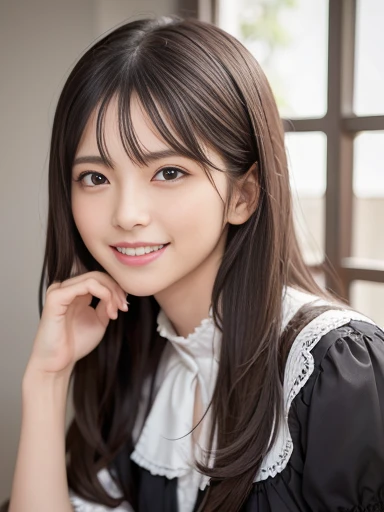 a lot of details, (slender waist), 30 years old, detailed black hair, beautiful detailed hair, super beautiful, delicate beautiful face, complex details beautiful and delicate eyes, perfect hands, (small breastsuality), perfect and delicate limbs, detailed skin, best quality, ultra-detailed,(cheerful grin:1.5),
science fiction, full body, face towards the sky, Wariza, flowing hair, frilled dress, beautiful detailed sky,