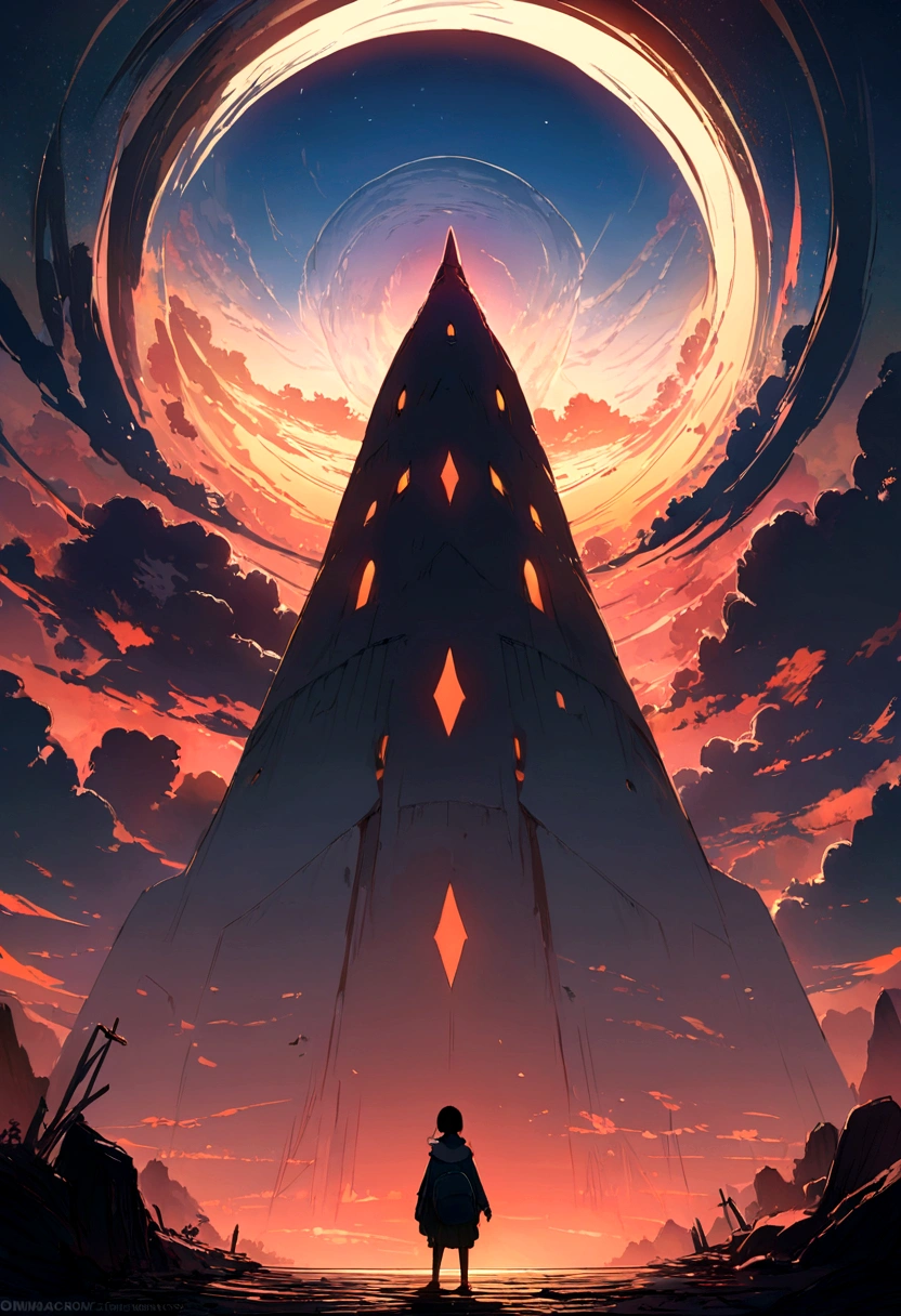 by makoto shinkai and ghibli studio, outlined silhouettes, Dramatic Lighting, Highly detailed, Incredible quality, Trending on ArtStation, masutepiece, 8K、nightfall、unmanned