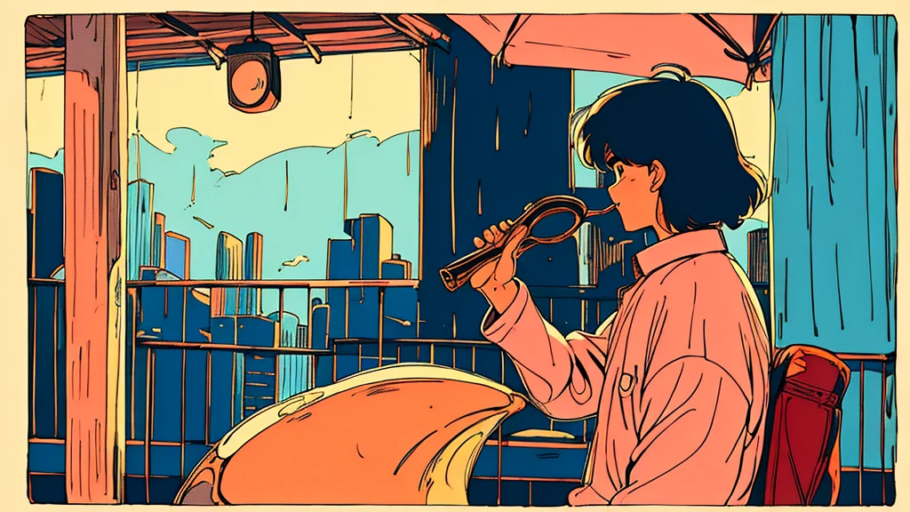 ４ｋ、jazz、９０ｓ、Vintage、Tobacco、speaker、Saxophone、rain、cool男、night、City Boy、Retro、One person、cool