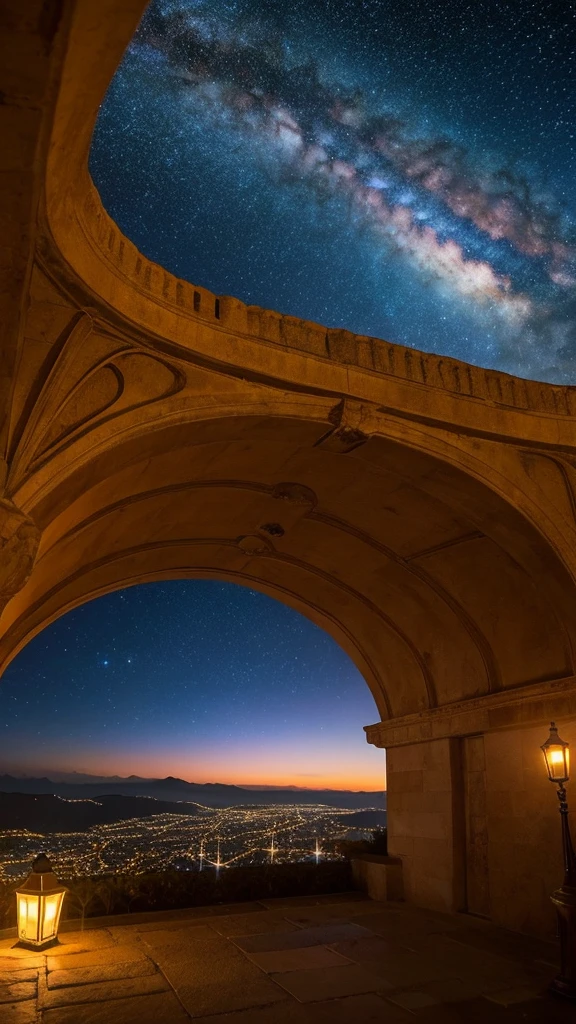 A breathtaking view under the stars, A place where countless dreams sparkle. Meanwhile, one heart, symbolized as a bright star, Continue to shine with the light of hope.