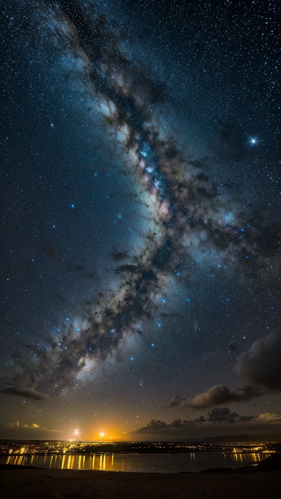 A breathtaking view under the stars, A place where countless dreams sparkle. Meanwhile, one heart, symbolized as a bright star, Continue to shine with the light of hope.