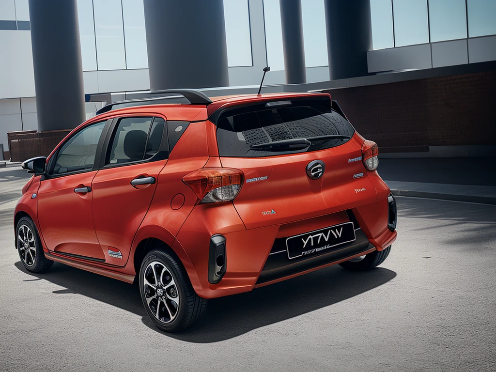 Perodua Axia Style , back to future car concept, futuristic design, sportrim 17 inch